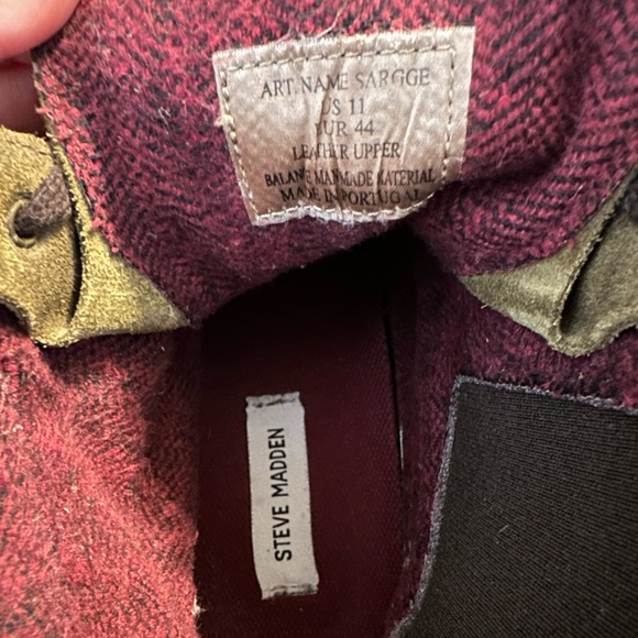 Steve Madden Men’s Boots Size 11 - Picture 3 of 3